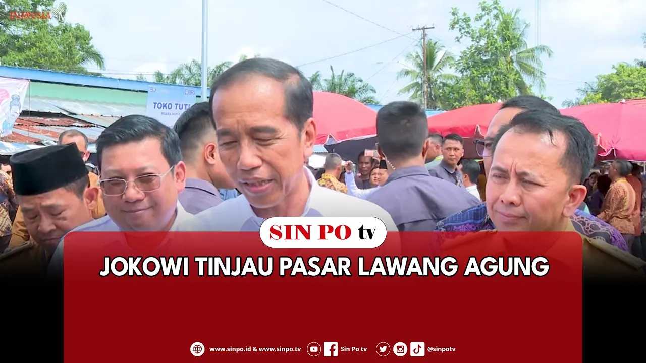 Jokowi Tinjau Pasar Lawang Agung