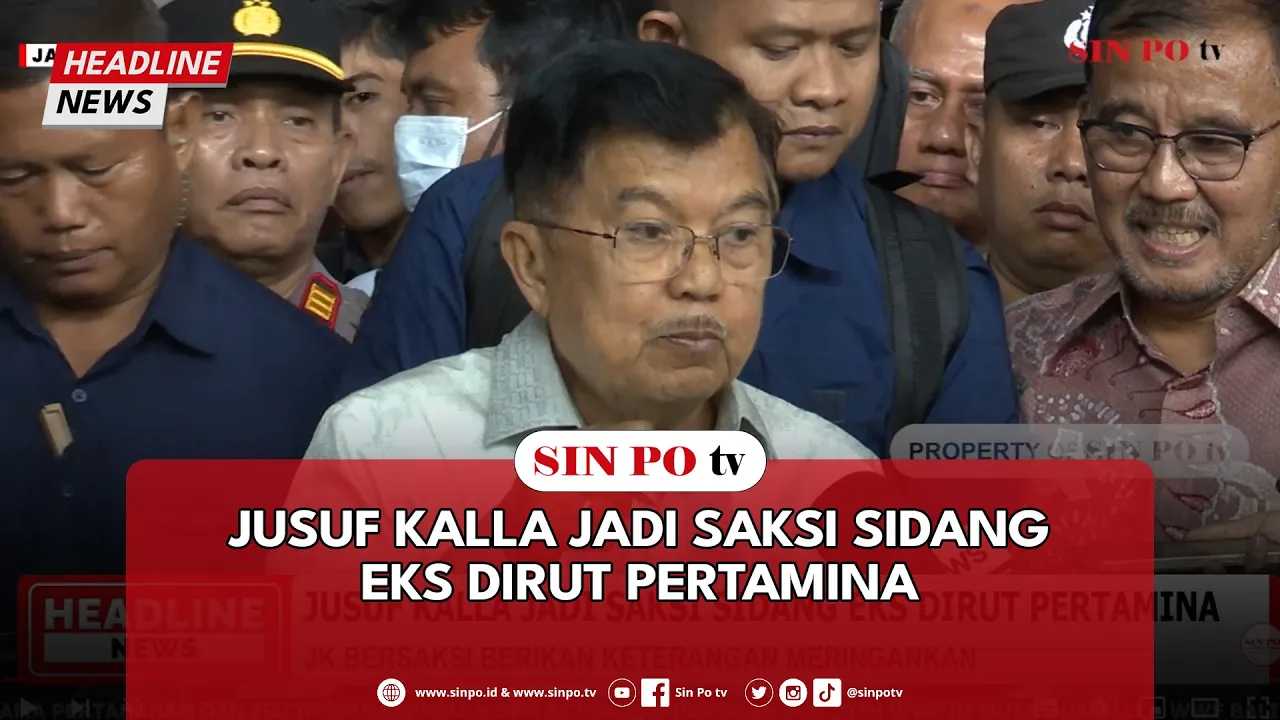 Jusuf Kalla Jadi Saksi Sidang Eks Dirut Pertamina