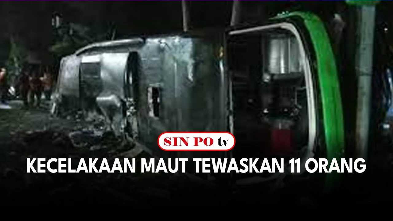 Kecelakaan Maut Tewaskan 11 Orang