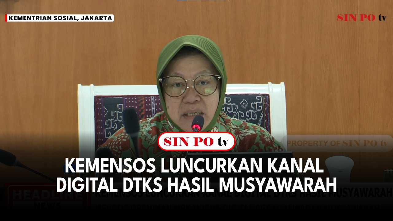 Kemensos Luncurkan Kanal Digital DTKS Hasil Musyawarah