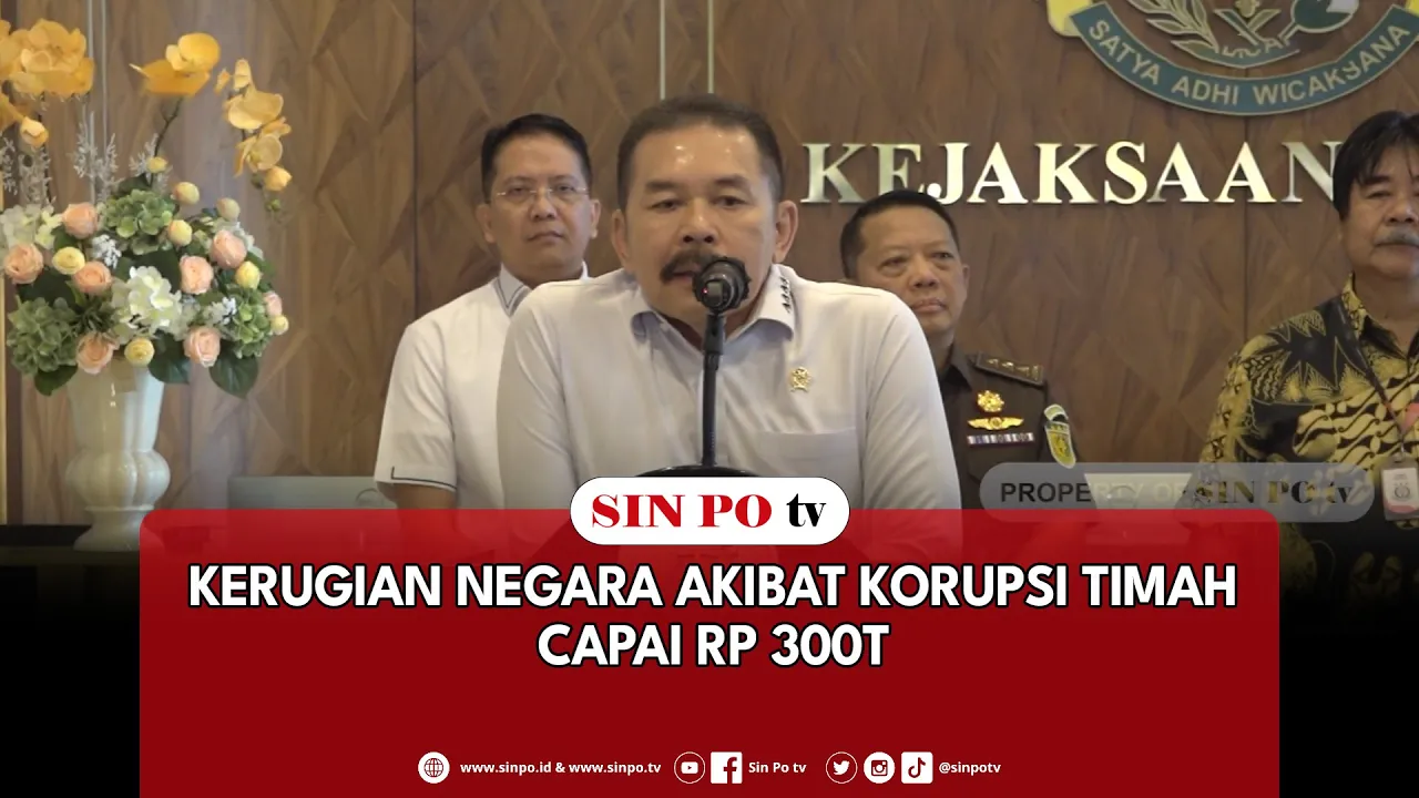 Kerugian Negara Akibat Korupsi Timah Capai Rp 300T