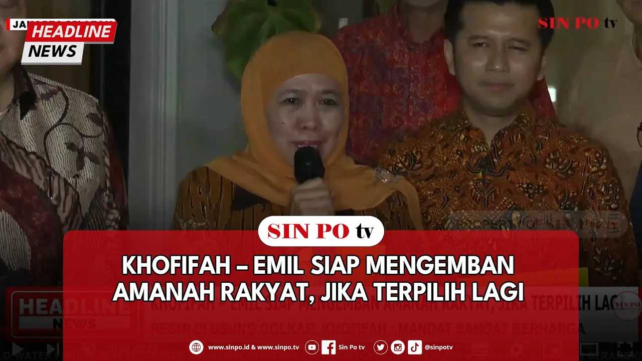 Khofifah – Emil Siap Mengemban Amanah Rakyat, Jika Terpilih Lagi