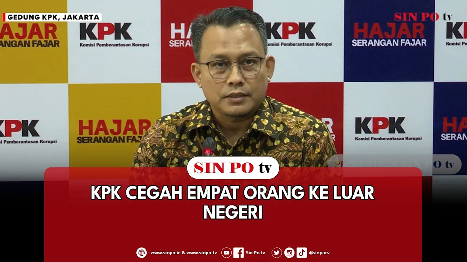 KPK Cegah Empat Orang Ke Luar Negeri