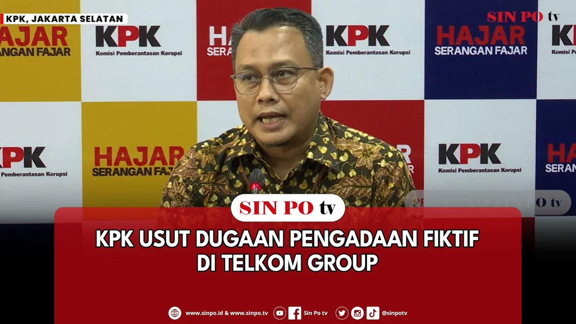 KPK Usut Dugaan Pengadaan Fiktif Di Telkom Group