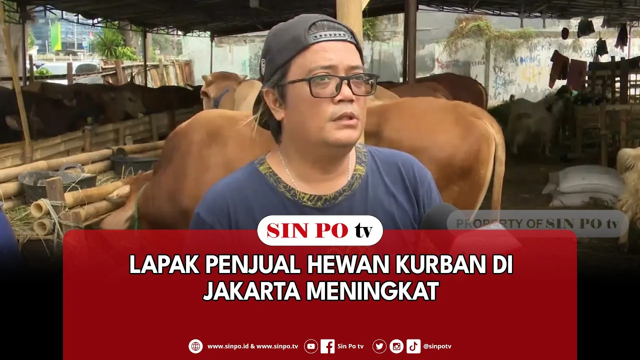 Lapak Penjual Hewan Kurban Di Jakarta Meningkat