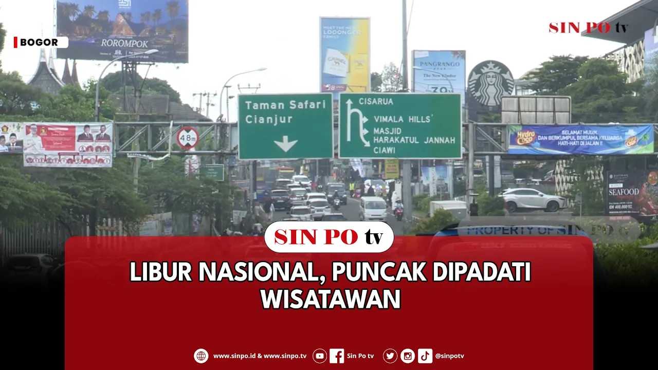 Libur Nasional, Puncak Dipadati Wisatawan