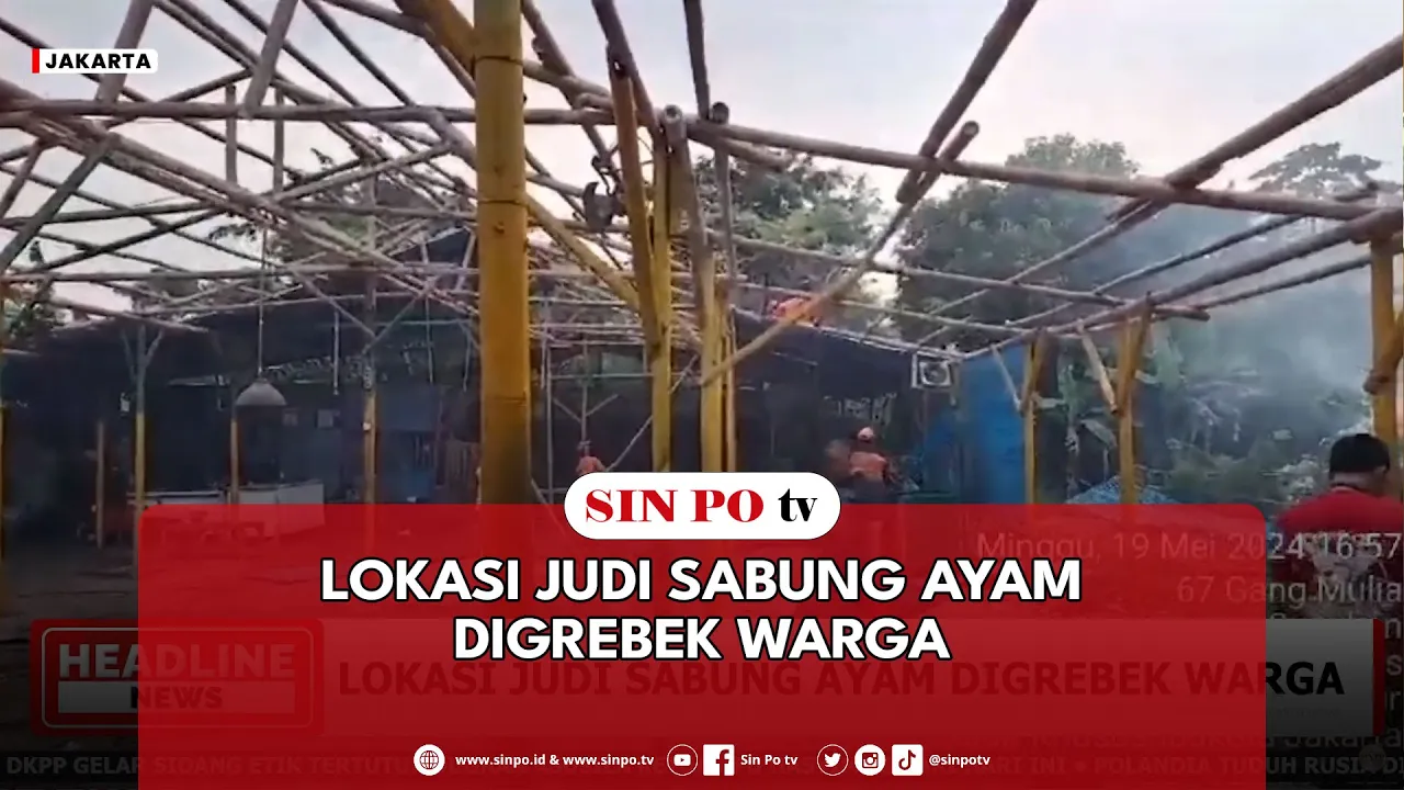 Lokasi Judi Sabung Ayam Digrebek Warga