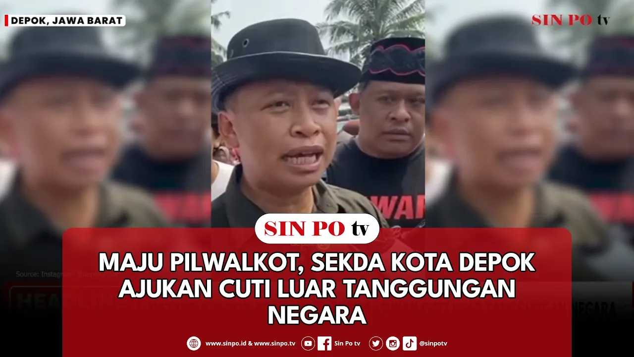 Maju Pilwalkot, Sekda Kota Depok Ajukan Cuti Luar Tanggungan Negara