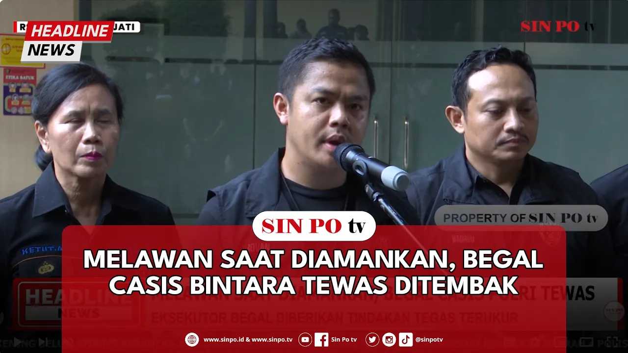 Melawan Saat Diamankan, Begal Casis Bintara Tewas Ditembak