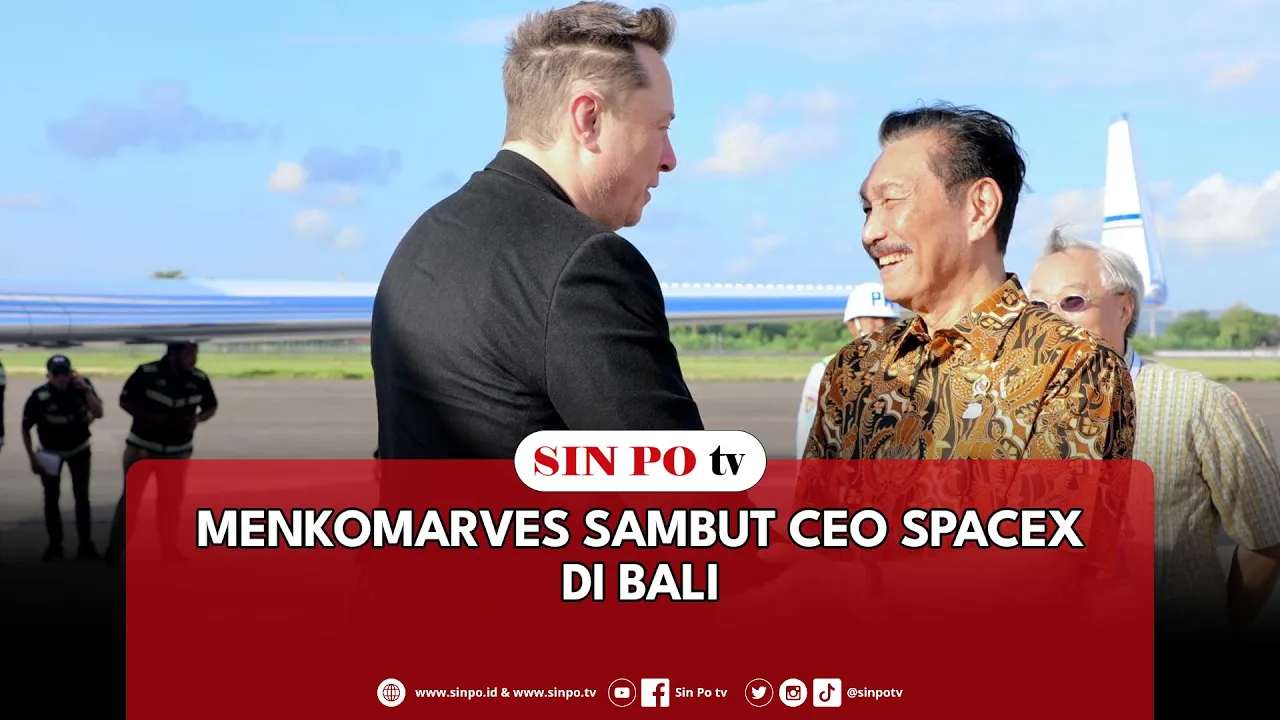 Menkomarves Sambut Ceo SpaceX Di Bali