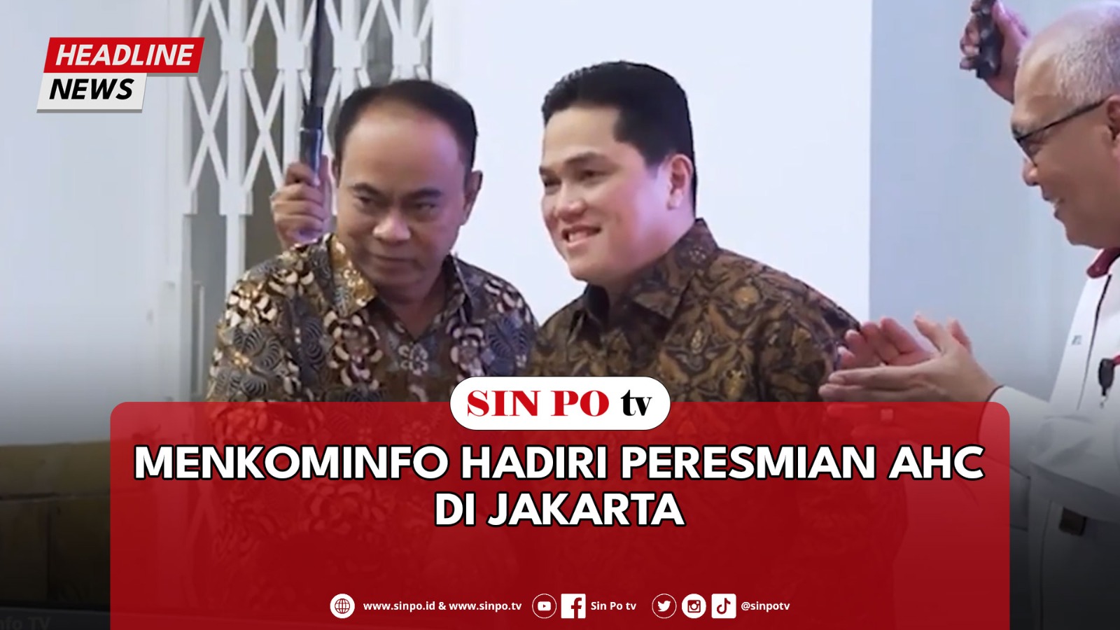 Menkominfo Hadiri Peresmian AHC Di Jakarta