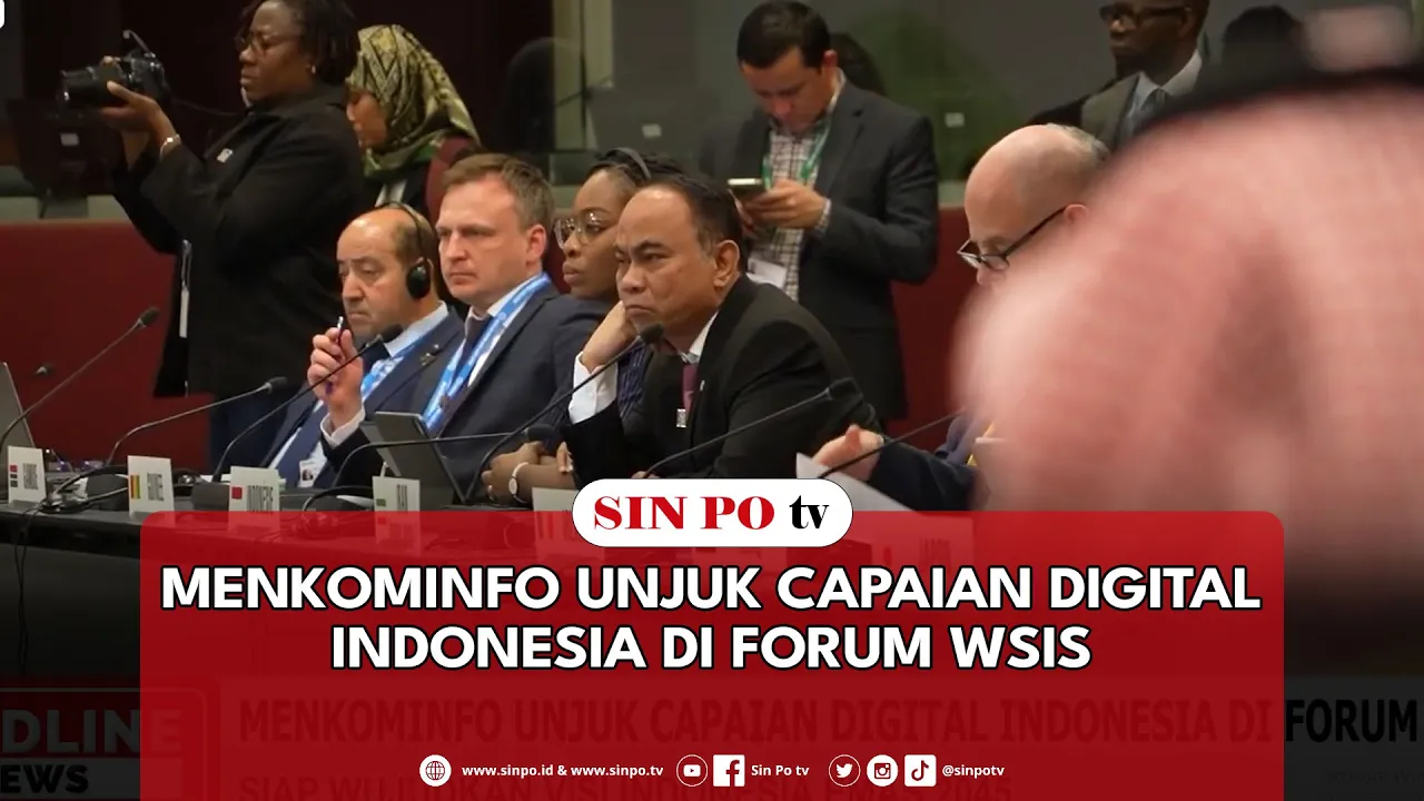 Menkominfo Unjuk Capaian Digital Indonesia Di Forum WSIS