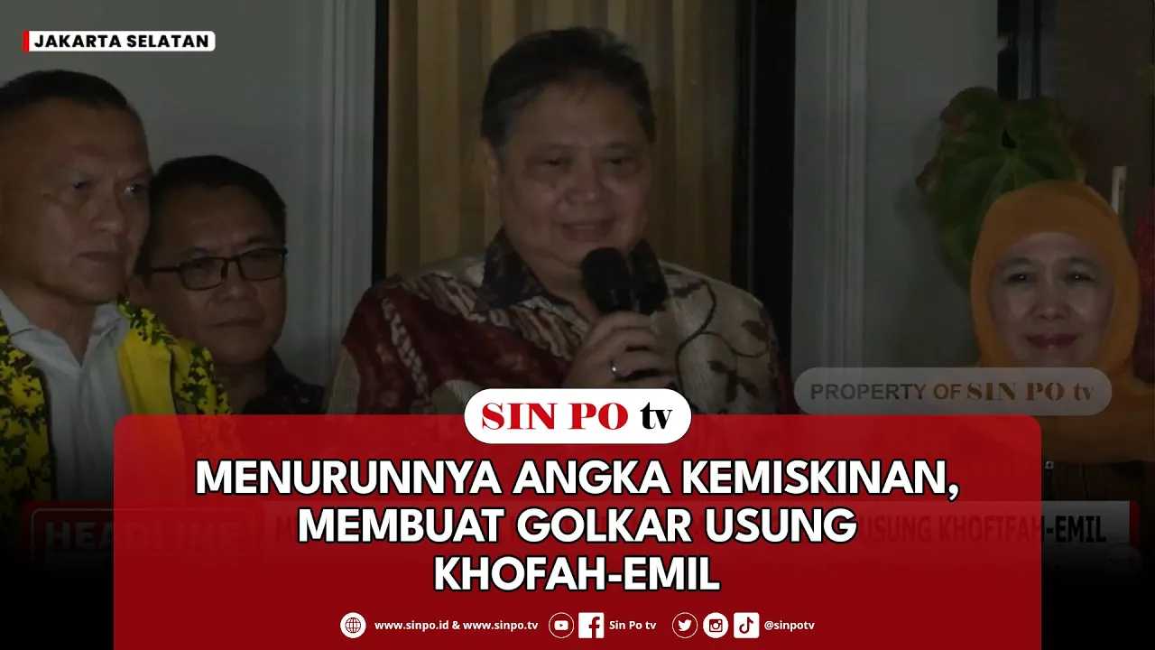 Menurunnya Angka Kemiskinan, Membuat Golkar Usung Khofah-Emil