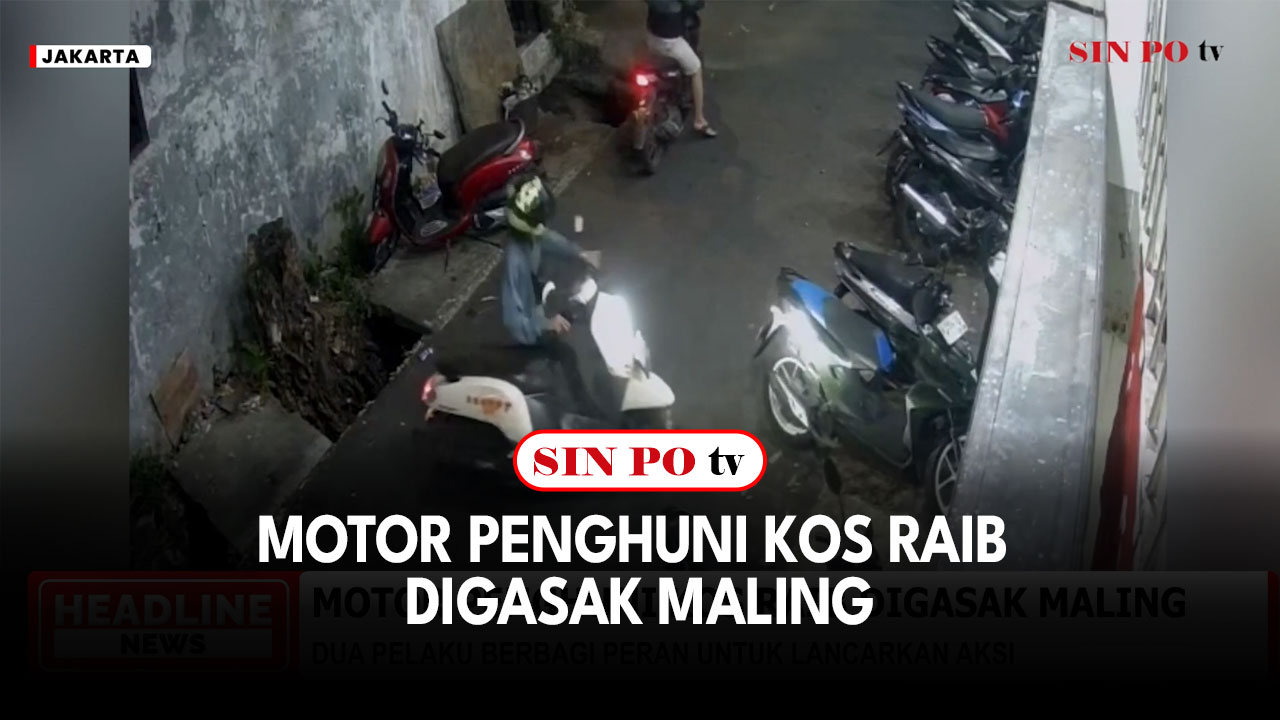 Motor Penghuni Kos Raib Digasak Maling