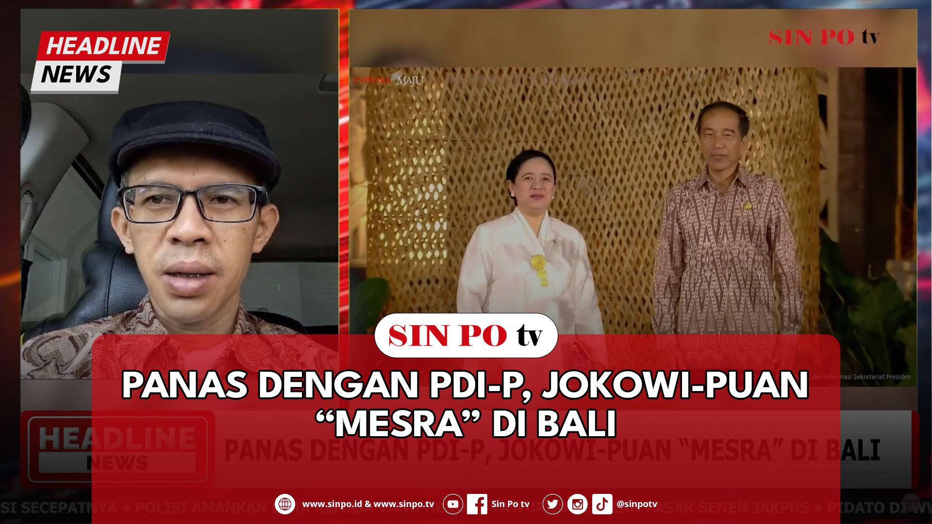 Panas Dengan PDI-P, Jokowi-Puan “Mesra” Di Bali