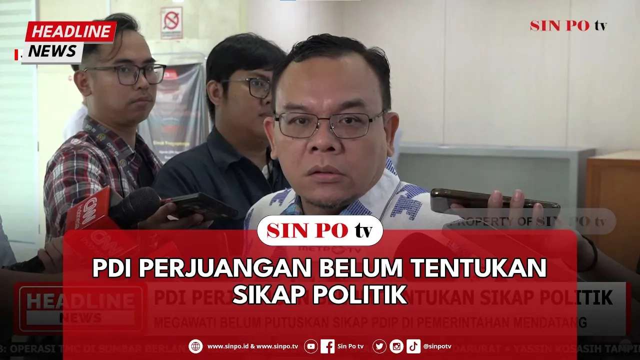 PDI Perjuangan Belum Tentukan Sikap Politik