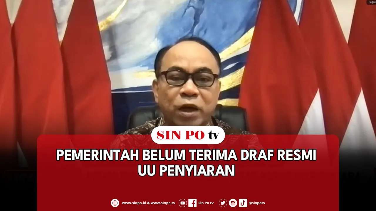 Pemerintah Belum Terima Draf RESMI UU Penyiaran
