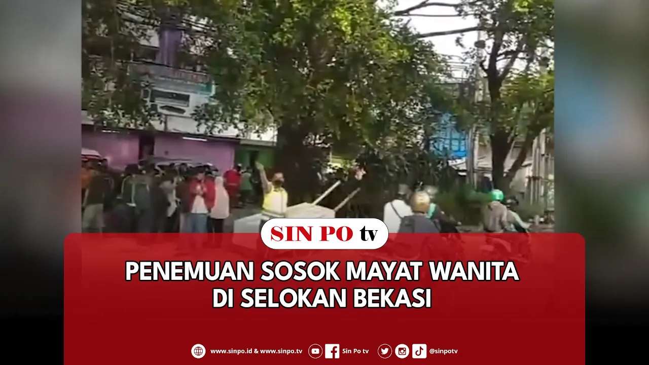 Penemuan Sosok Mayat Wanita Di Selokan Bekasi