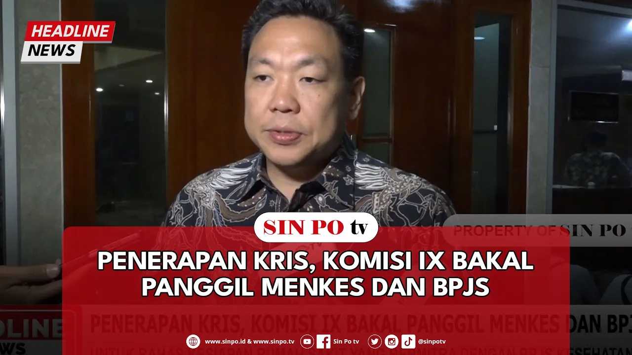 Penerapan KRIS, Komisi IX Bakal Panggil Menkes Dan BPJS