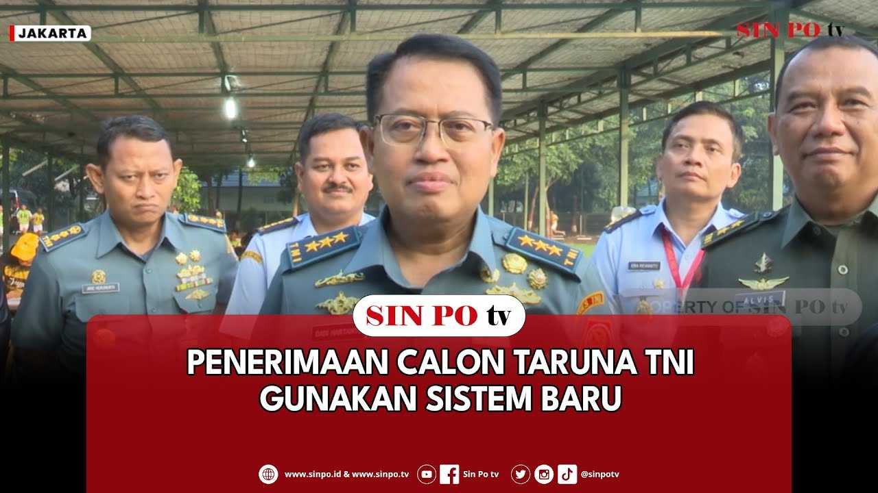 Penerimaan Calon Taruna TNI Gunakan Sistem Baru