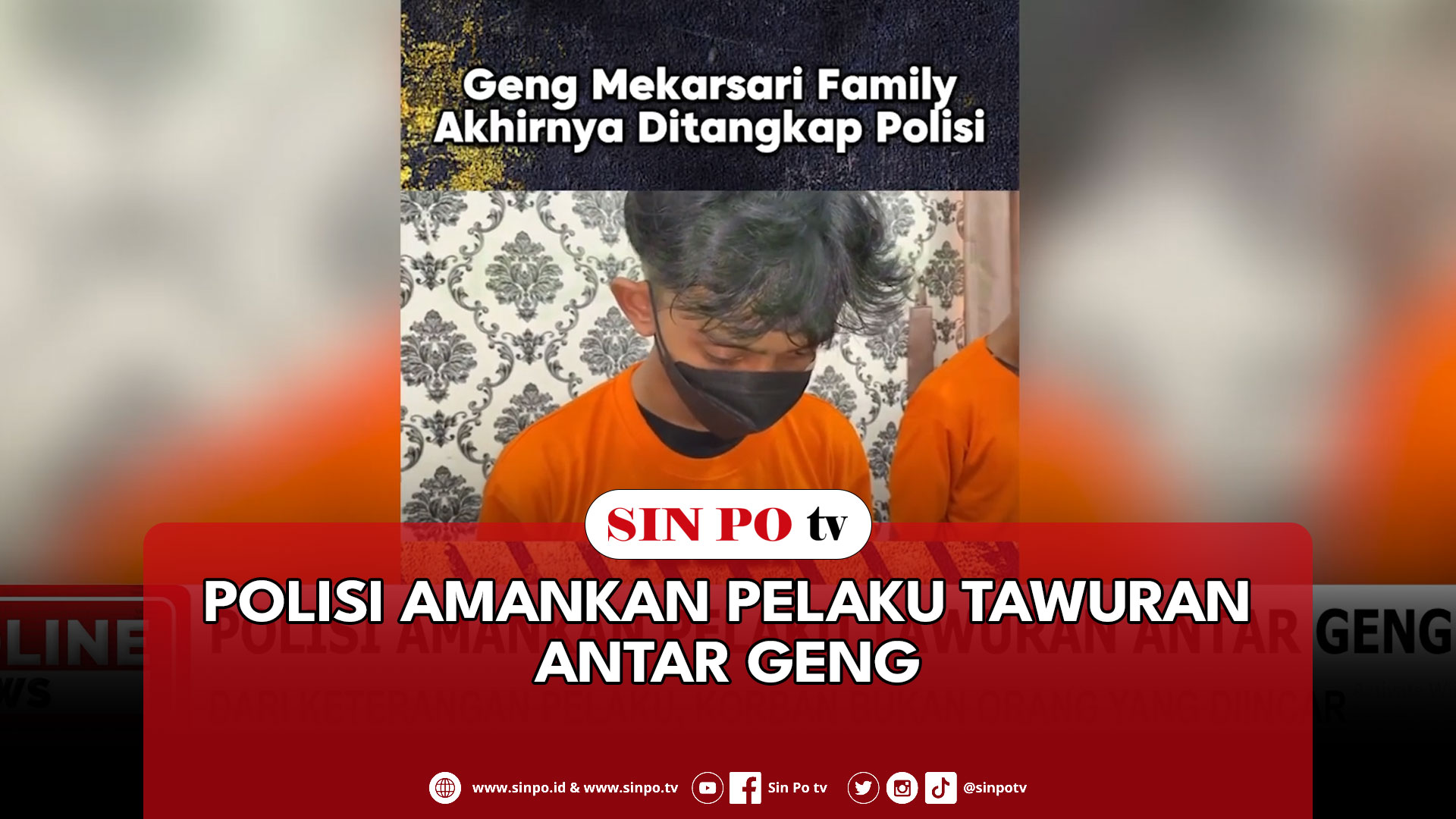 Polisi Amankan Pelaku Tawuran Antar Geng