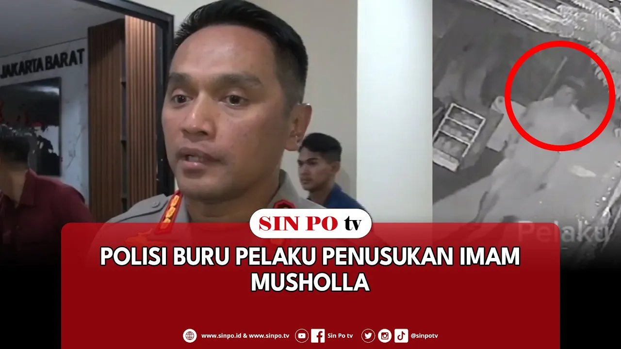 Polisi Buru Pelaku Penusukan Imam Musholla