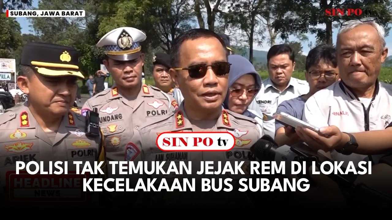Polisi Tak Temukan Jejak Rem Di Lokasi Kecelakaan Bus Subang