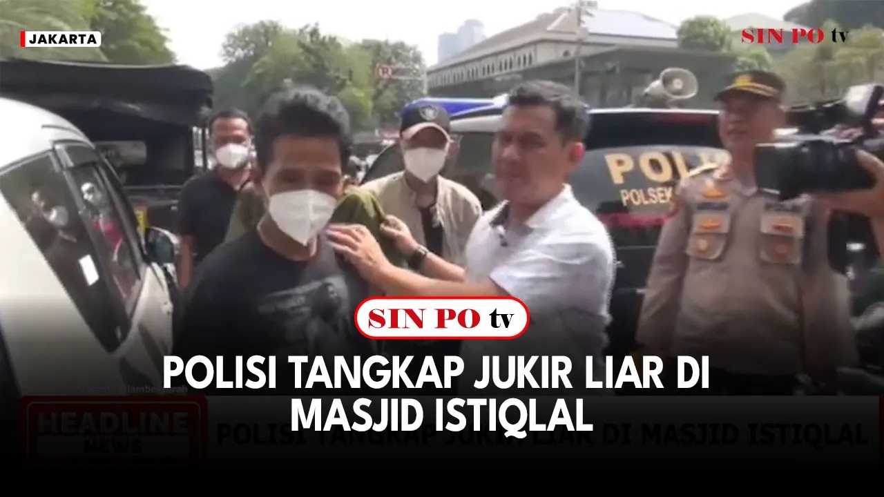 Polisi Tangkap Jukir Liar Di Masjid Istiqlal