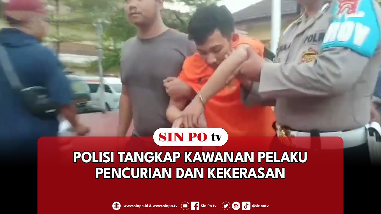 Polisi Tangkap Kawanan Pelaku Pencurian Dan Kekerasan