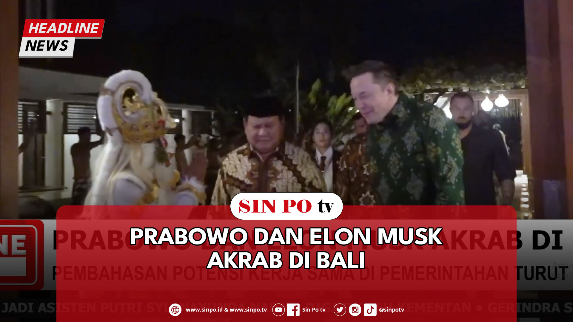 Prabowo Dan Elon Musk Akrab Di Bali