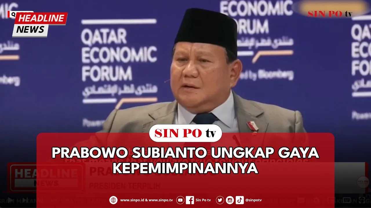Prabowo Subianto Ungkap Gaya Kepemimpinannya