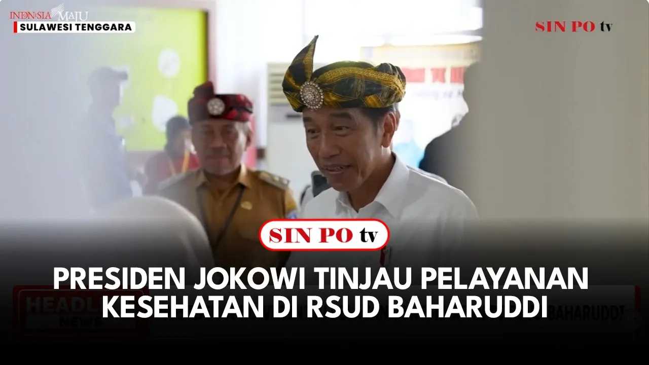 Presiden Jokowi Tinjau Pelayanan Kesehatan Di RSUD Baharuddi