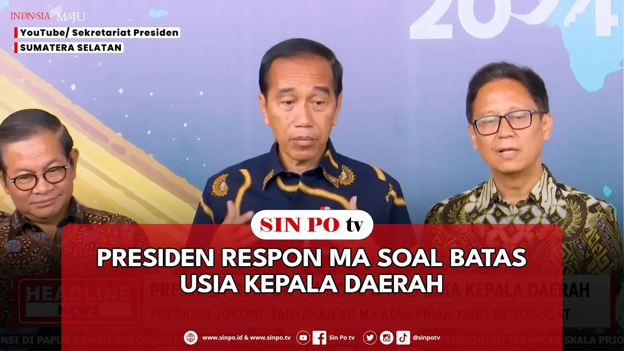 Presiden Respon MA Soal Batas Usia Kepala Daerah