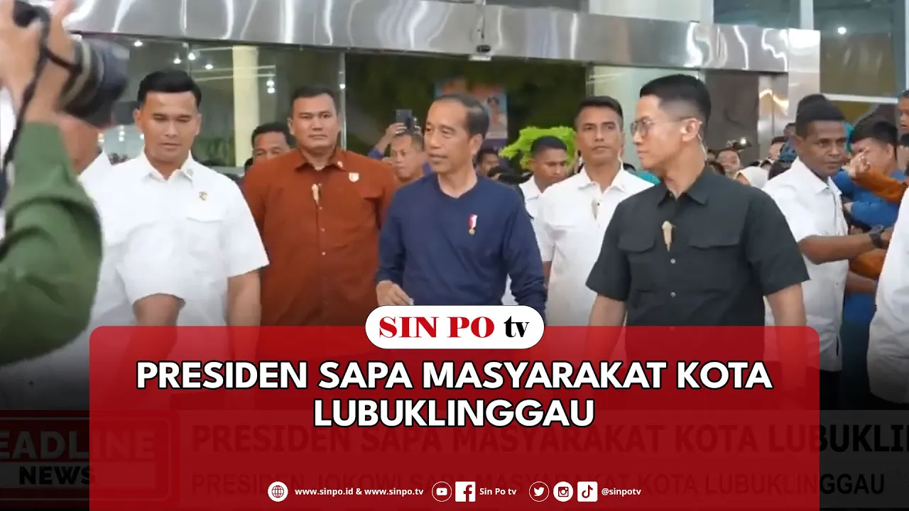 Presiden Sapa Masyarakat Kota Lubuklinggau