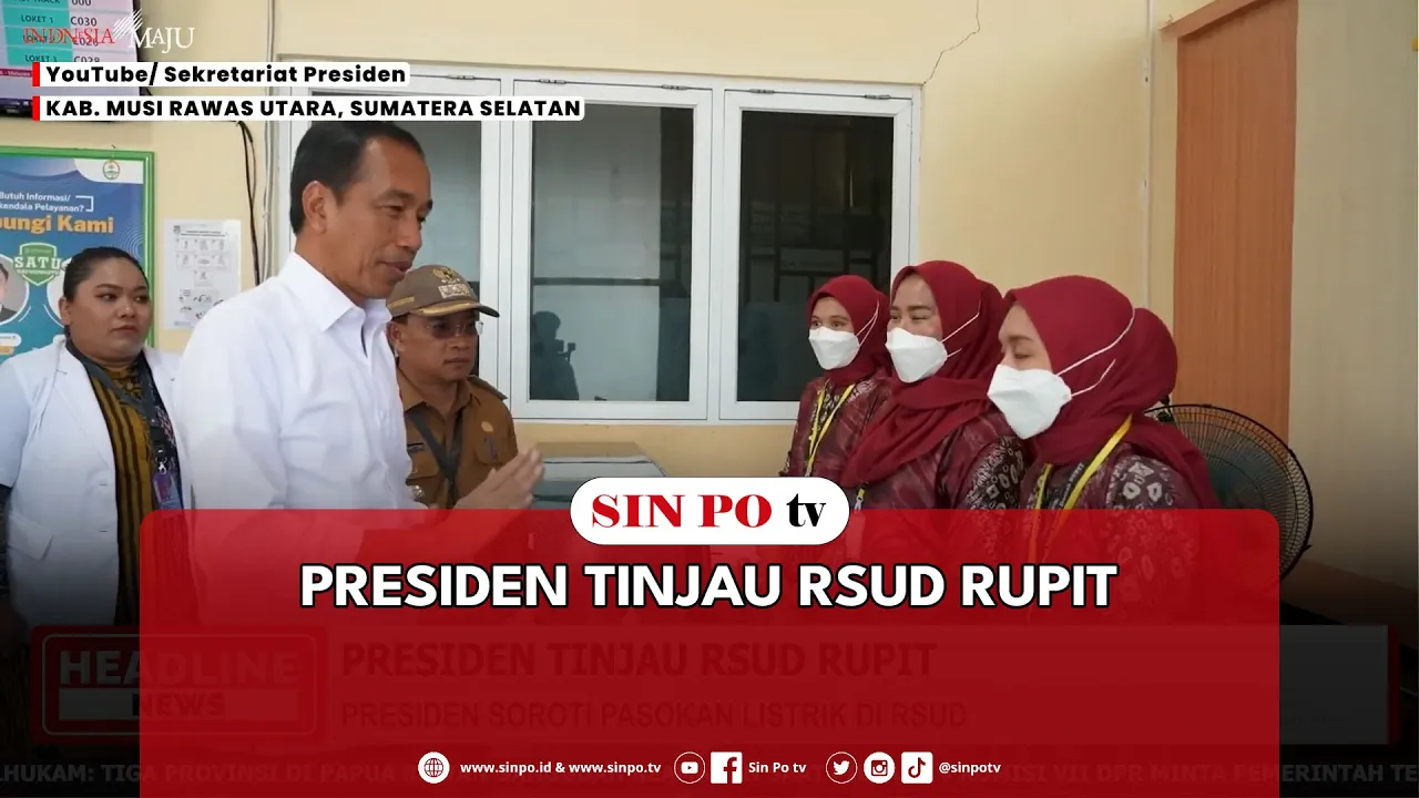 Presiden Tinjau RSUD Rupit