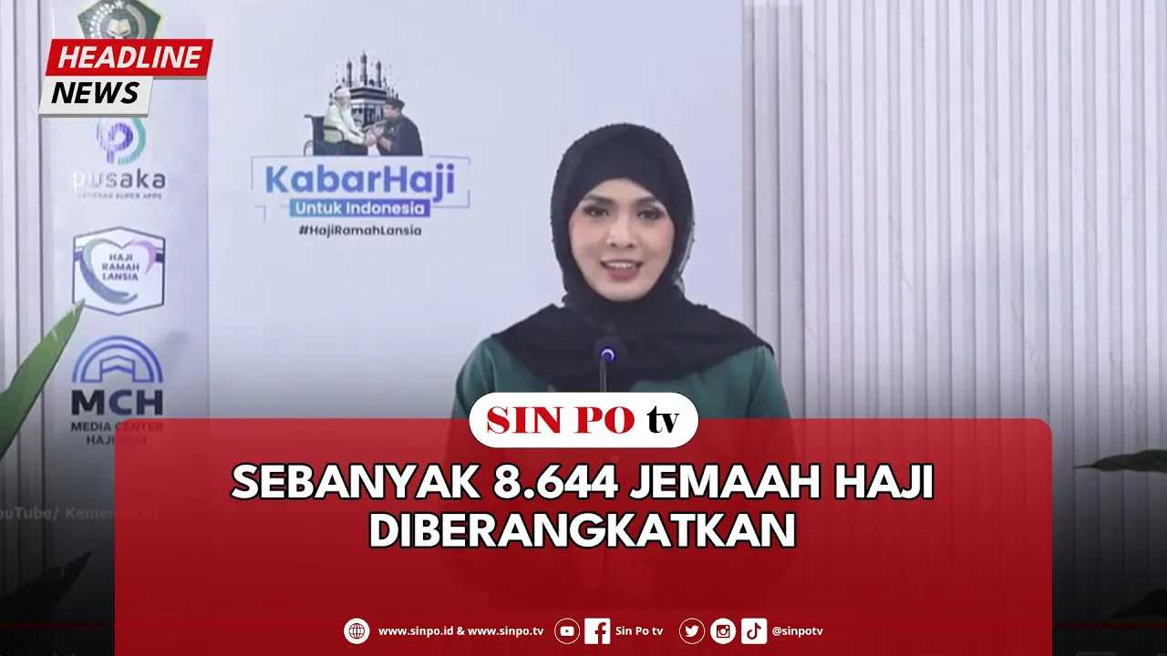 Sebanyak 8.644 Jemaah Haji Diberangkatkan