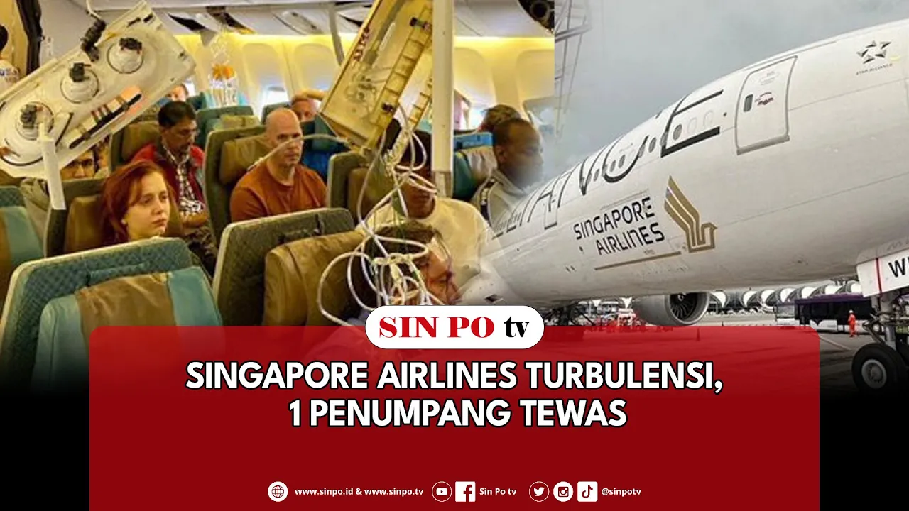 Singapore Airlines Turbulensi, 1 Penumpang Tewas