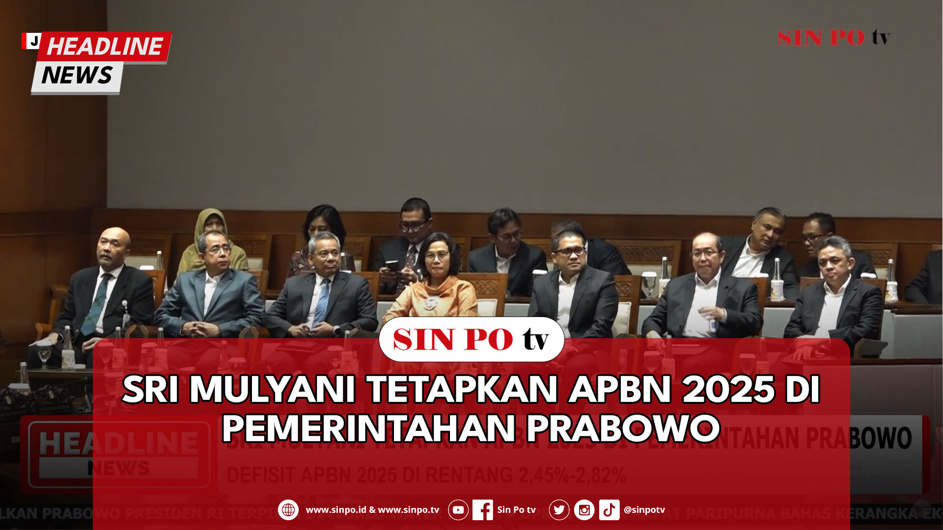 Sri Mulyani Tetapkan APBN 2025 Di Pemerintahan Prabowo