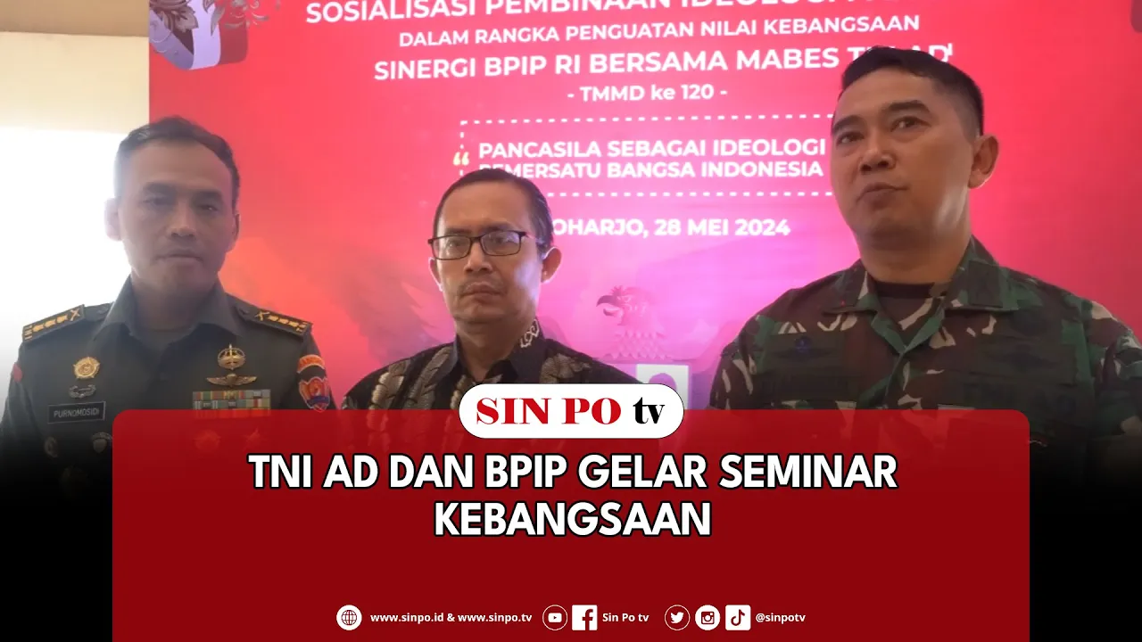 TNI AD Dan BPIP Gelar Seminar Kebangsaan