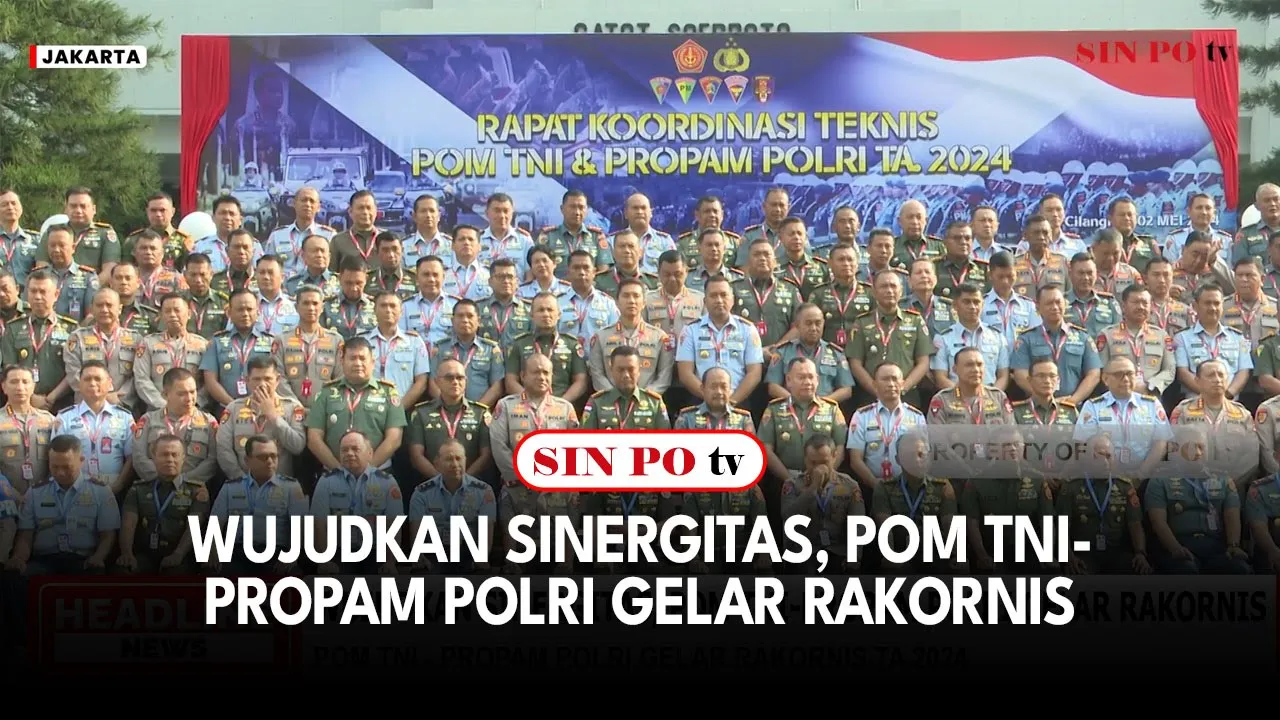 Wujudkan Sinergitas, POM TNI-Propam Polri Gelar Rakornis