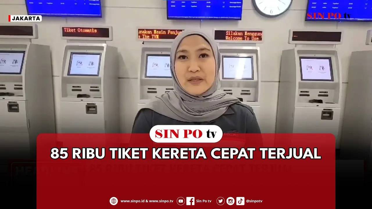 85 Ribu Tiket Kereta Cepat Terjual