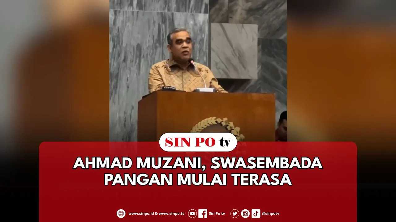 Ahmad Muzani, Swasembada Pangan Mulai Terasa
