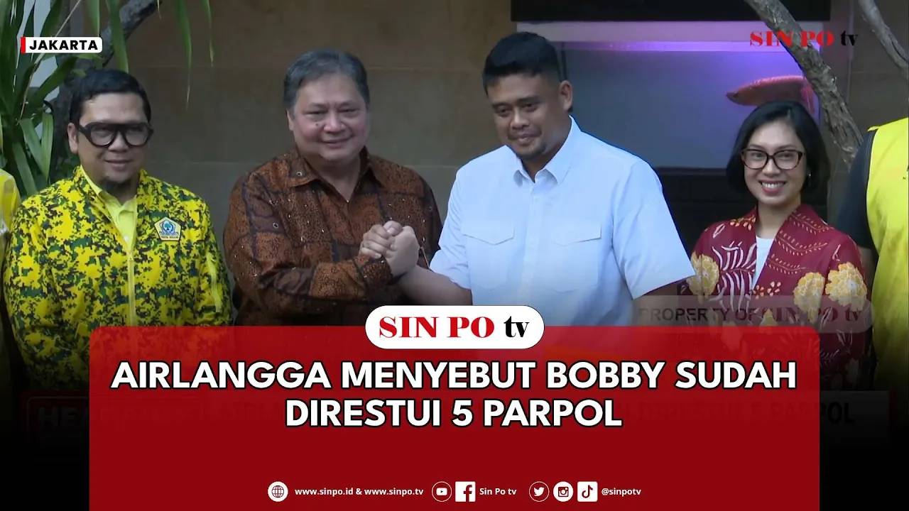 Airlangga Menyebut Bobby Sudah Direstui 5 Parpol