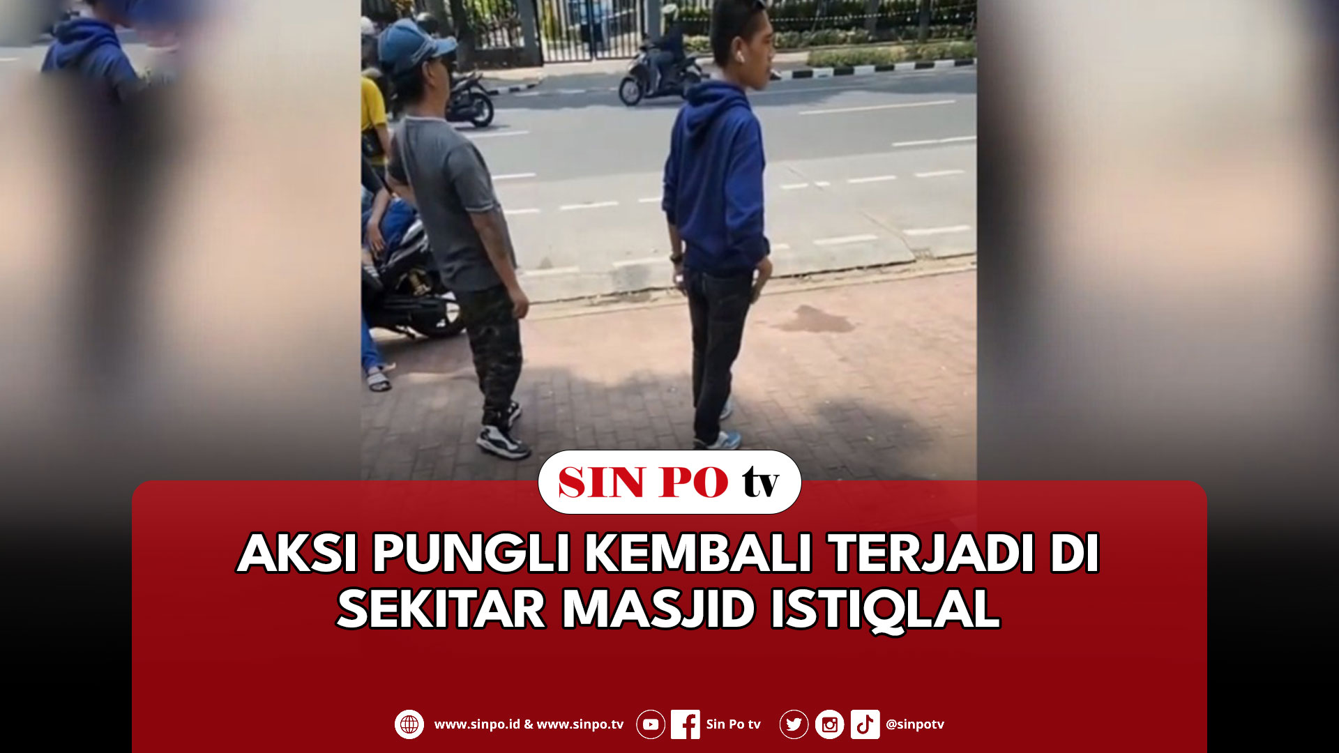 Aksi Pungli Kembali Terjadi Di Sekitar Masjid Istiqlal