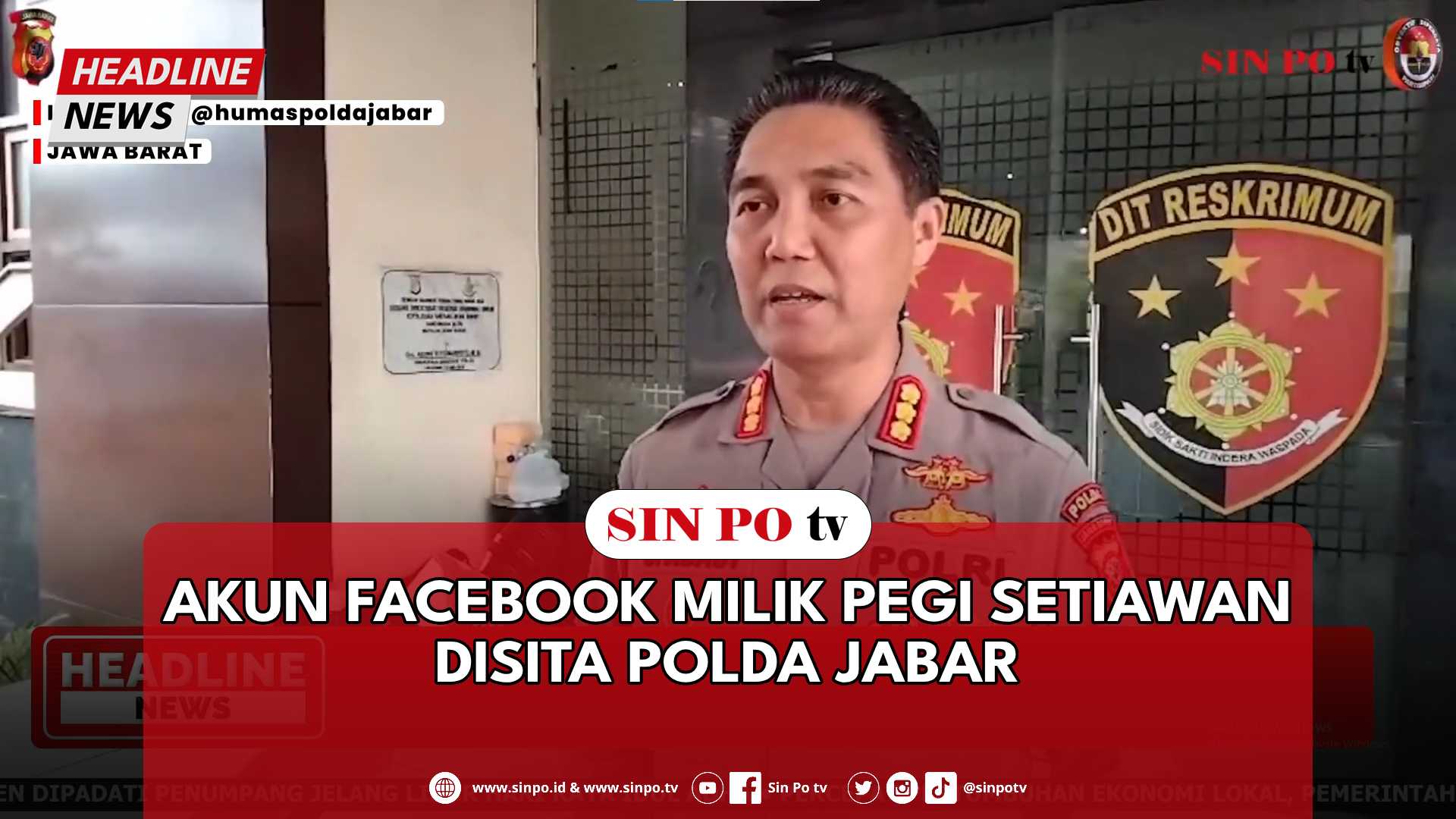 Akun Facebook Milik Pegi Setiawan Disita Polda Jabar