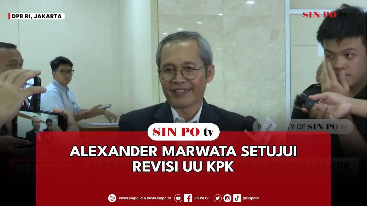 Alexander Marwata Setujui Revisi UU KPK