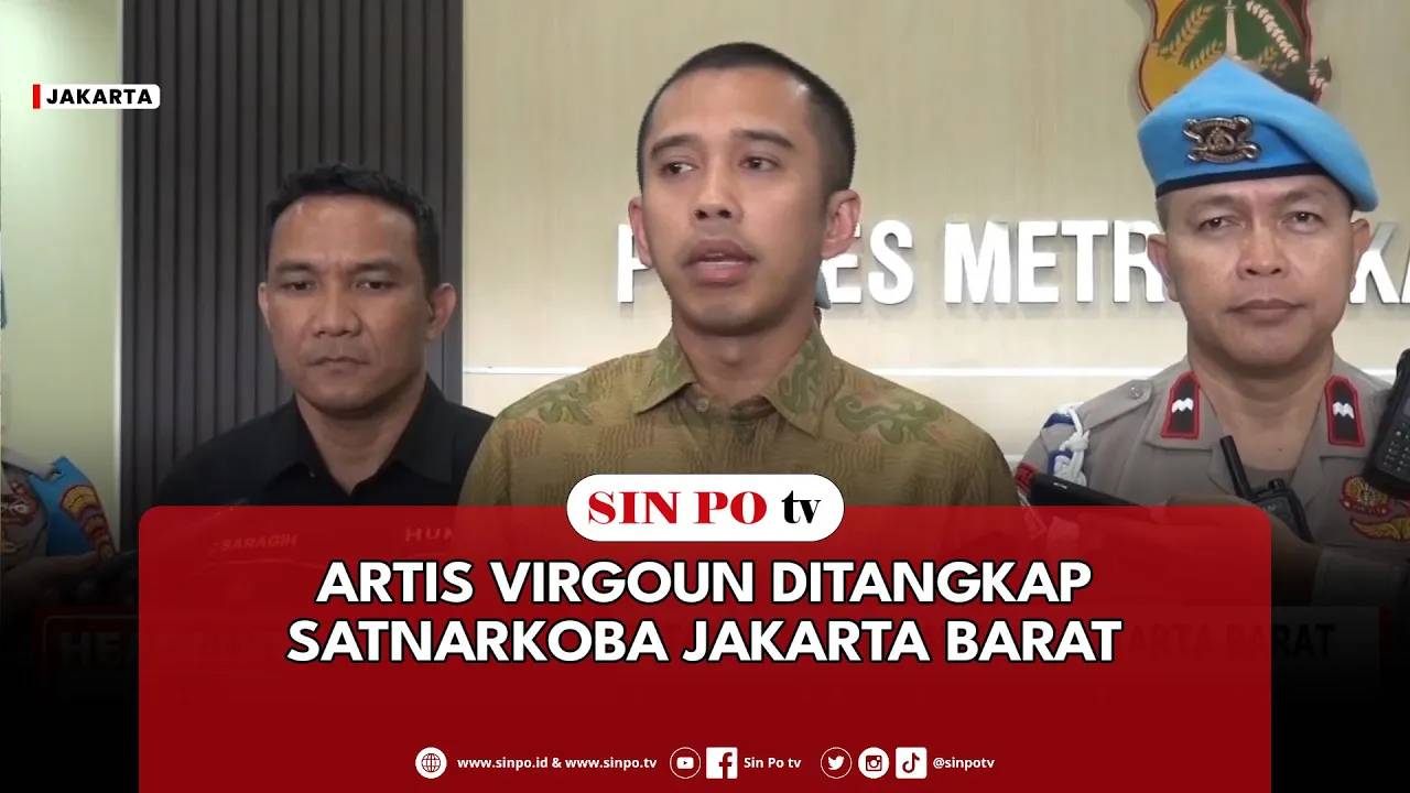 Artis Virgoun Ditangkap Satnarkoba Jakarta Barat