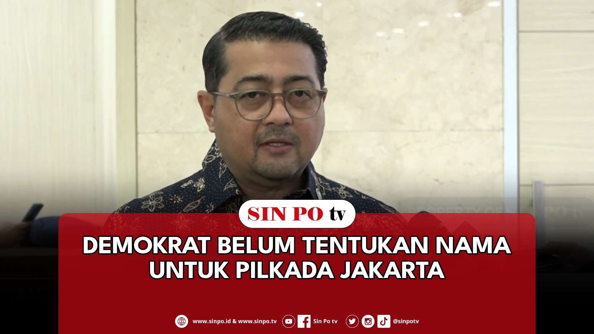 Demokrat Belum Tentukan Nama Untuk Pilkada Jakarta