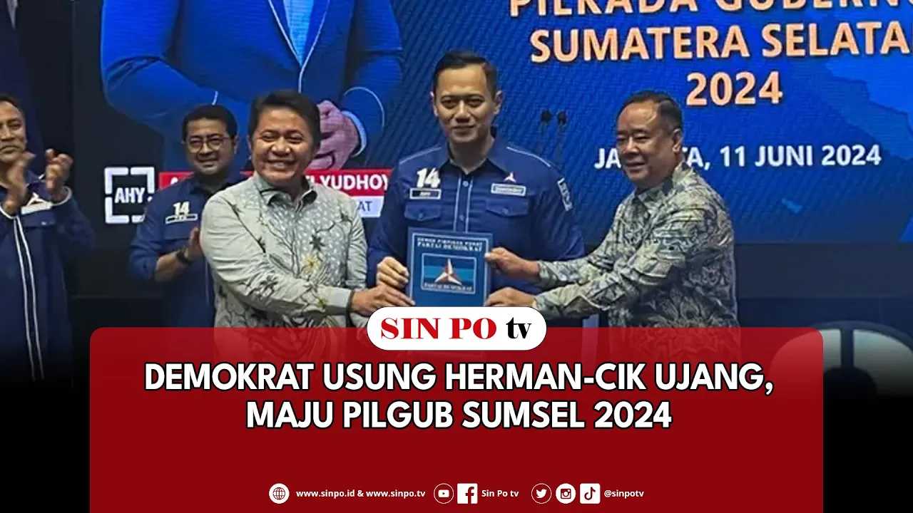 Demokrat Usung Herman-Cik Ujang, Maju Pilgub Sumsel 2024