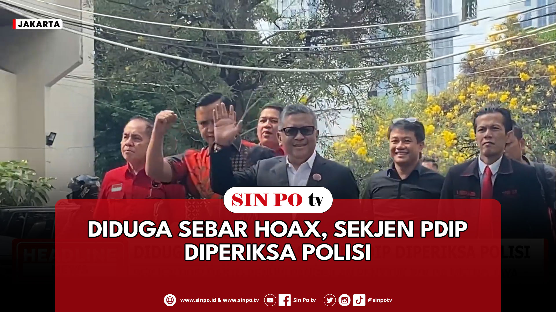 Diduga Sebar Hoax, Sekjen PDIP Diperiksa Polisi